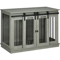 PawHut Dog Crate Furniture for Large Dogs Double Dog Cage for Small Dogs